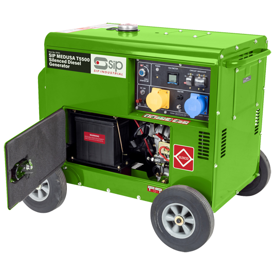 SIP MEDUSA T5500 Silenced Diesel Generator